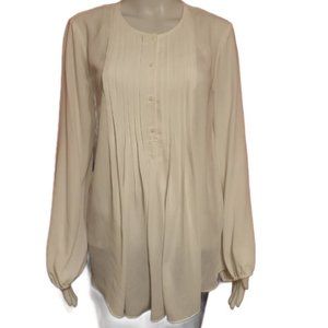 Pleated tunic blouse by Max Edition - Small